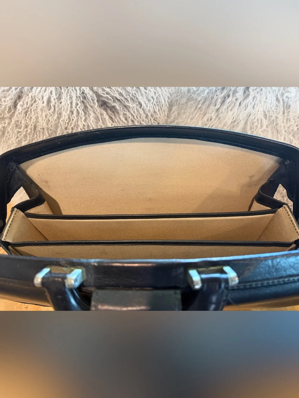 Bosca Black Leather Briefcases - Classic Carry